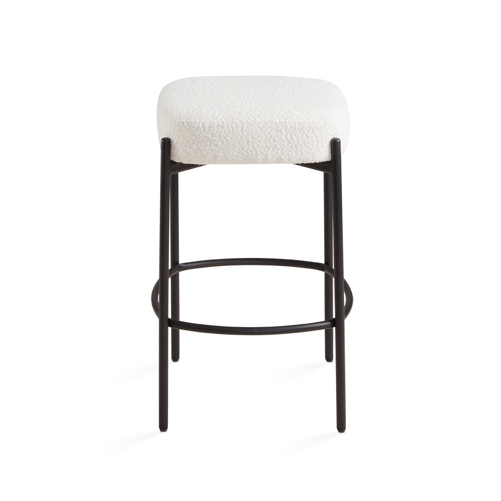 Willow Counter Stool White Boucle