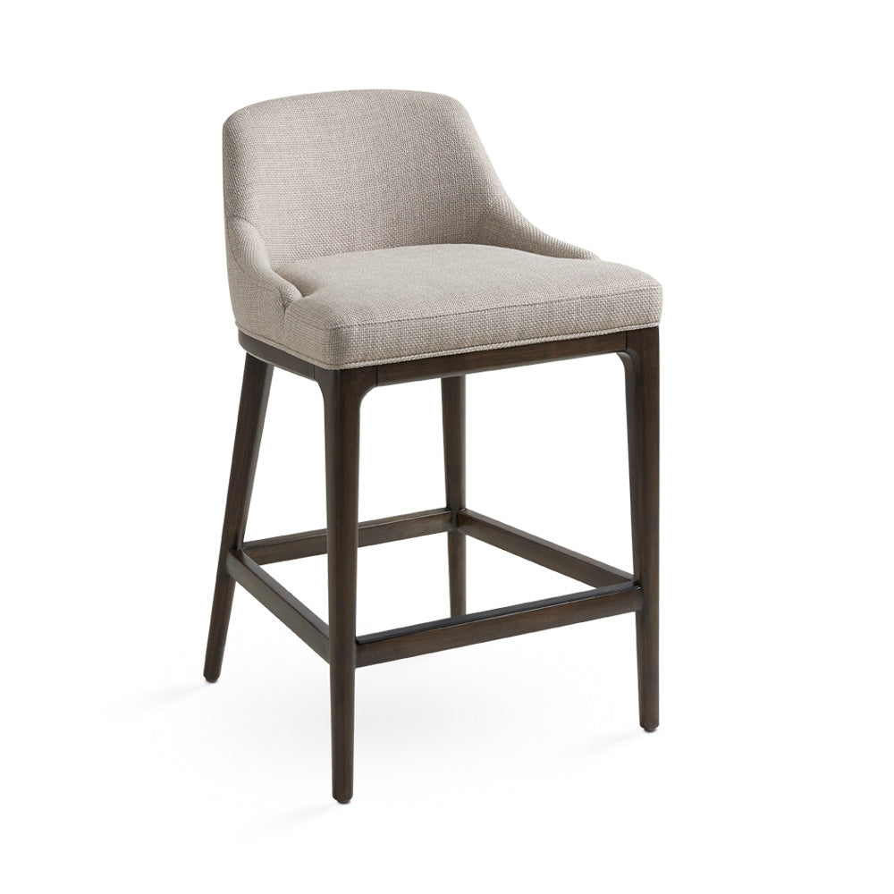 Emmett Counter Chair Grey Linen