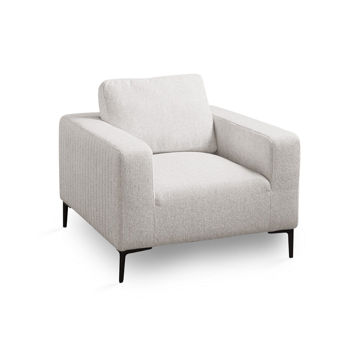 Barrett Accent Chair in Grey Linen