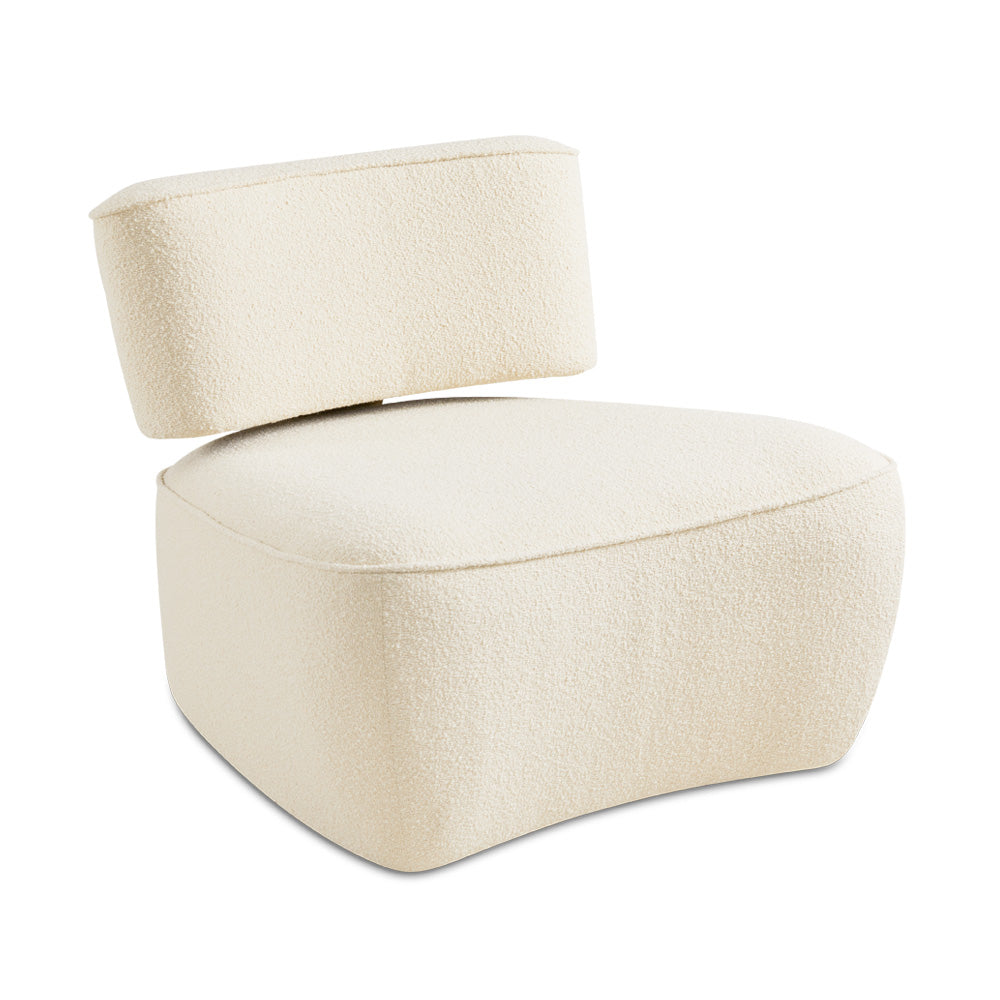 Emma Accent Chair Beige Boucle